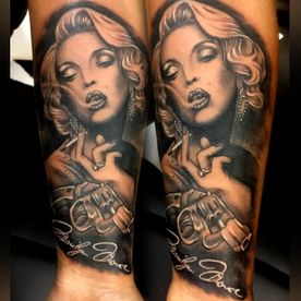 marylin tattoo 