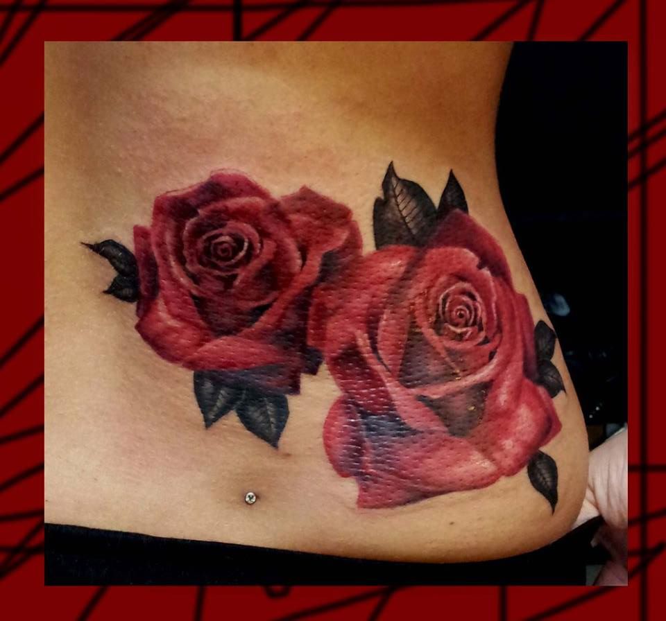 tattoo rosen rot 